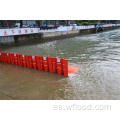 Barrera de control de inundaciones móviles de la ciudad de registro de agua de la ciudad